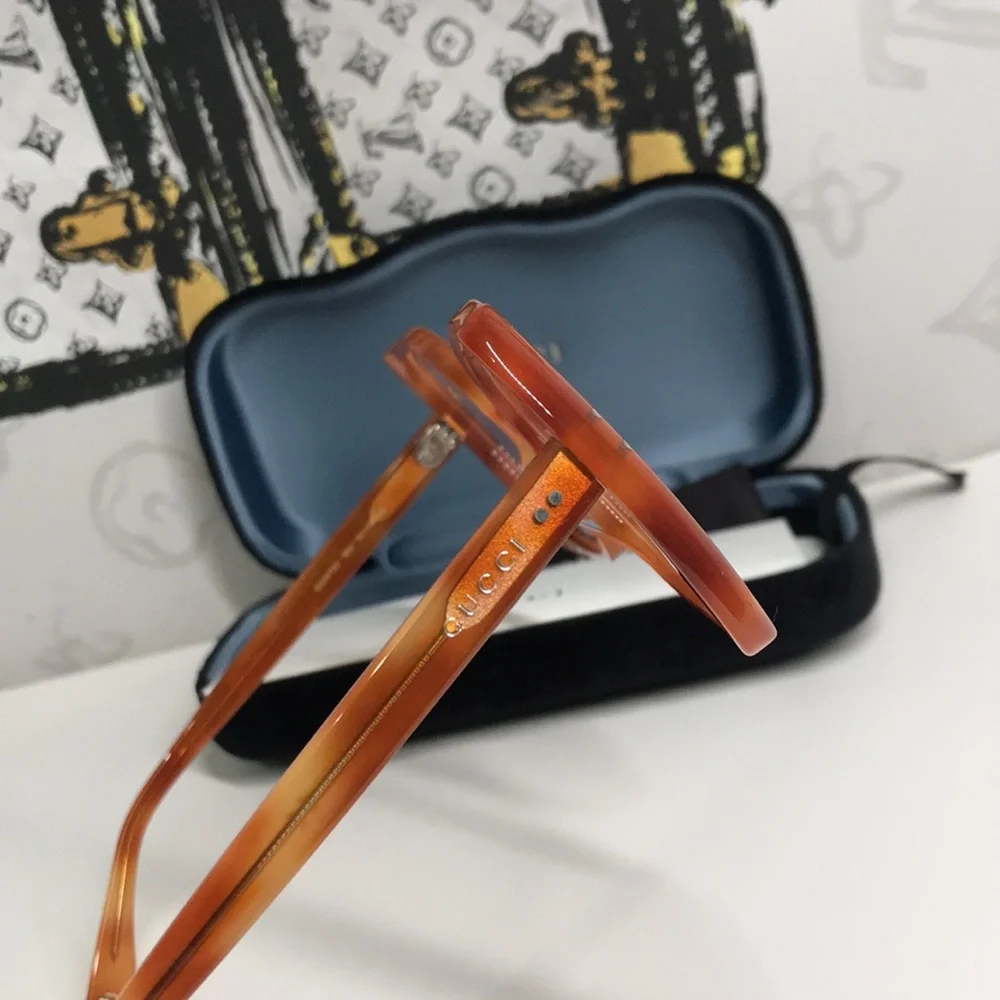 Luxury New Authentic Gucci GG0473O 003 Eyeglasses